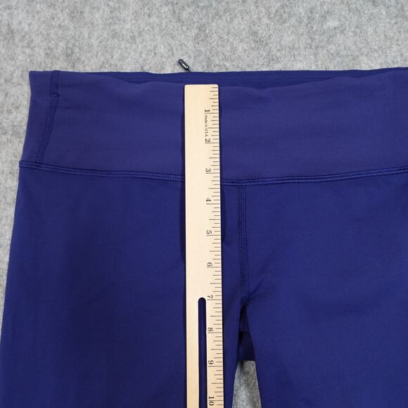 Lululemon‎ Leggings Womens 8 Crop 21" Gym Run Athletic Purple Workout Yoga - Picture 3 of 8